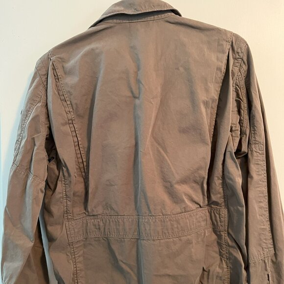 NEW. JCrew military grade zipper jacket. Sz M. Taupe. 100% cotton. - Picture 3 of 3